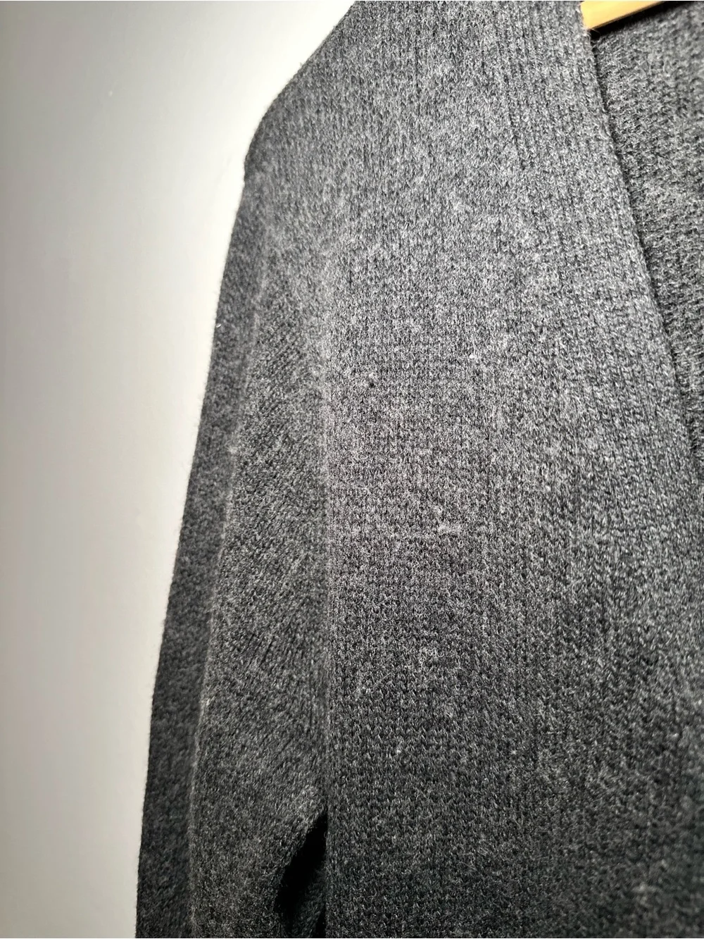 Levi's Men's Dark Gray V-Neck Button Cardigan
